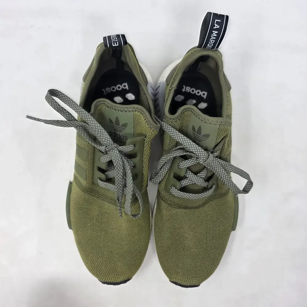 Adidas NMD_R1 Olive Green Boost Sneakers Men’s Size 8.5